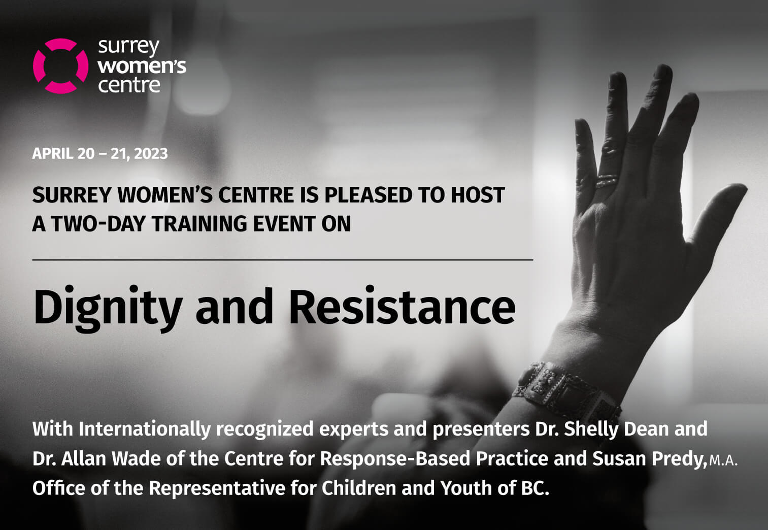 Two-Day Training Event on Dignity and Resistance